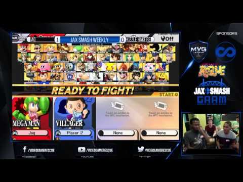 Jax Smash Weekly 3/17/16 - Jaq(Megaman) Vs. Kizzle Hakfire(Villager) LQ