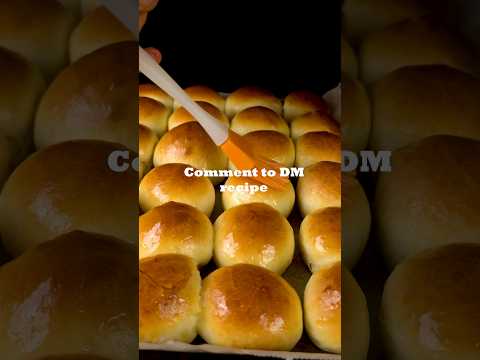 Easy Slider Buns Recipe 🍔 (in description)  #sliders #bread #recipe #homemade #food #cooking