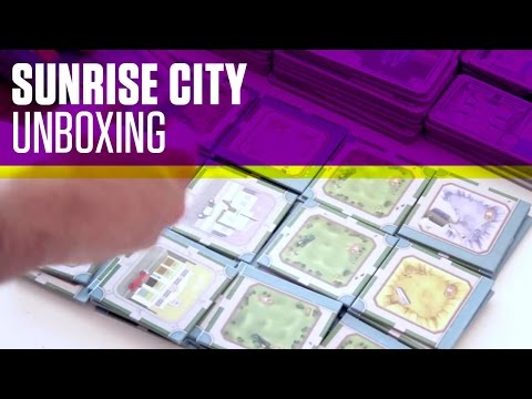 Sunrise City Board Game Unboxing 