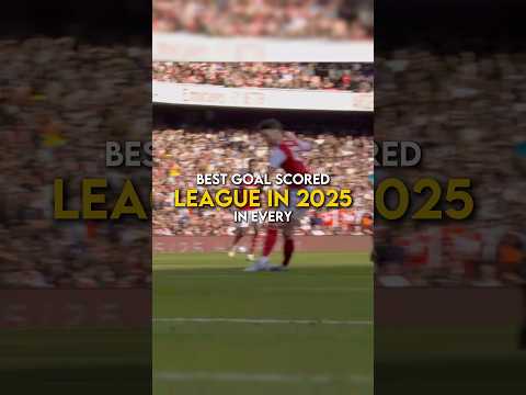 Best goal in every league in 2025