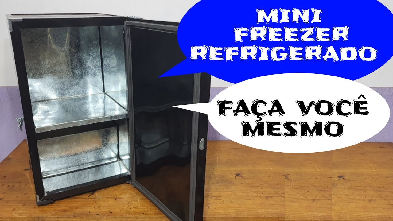 Como construir um mini freezer refrigerado vertical