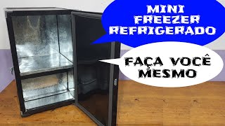 Como construir um mini freezer refrigerado vertical
