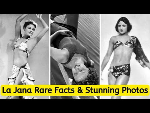 La Jana Stunning Photos and Rare Facts | Rare Historical Photos Collection | Old Photos