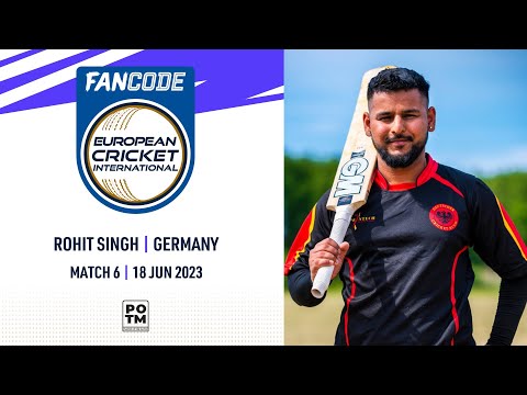 POTM: R.Singh - EST vs GER | Highlights | FanCode ECI Sweden | 18 June 2023 | ECI23.072