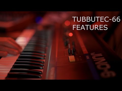 Roland JUNO-6 with Tubbutec-66 Mod: Demo of some of my favorite features