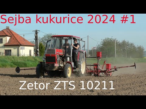 RETRO Sejba kukurice 2024 #1 / Zetor ZTS 10211