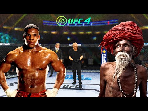 UFC 4 l Mike Tyson vs. Monk Lal Baba (EA SPORTS UFC 4) mma,ko