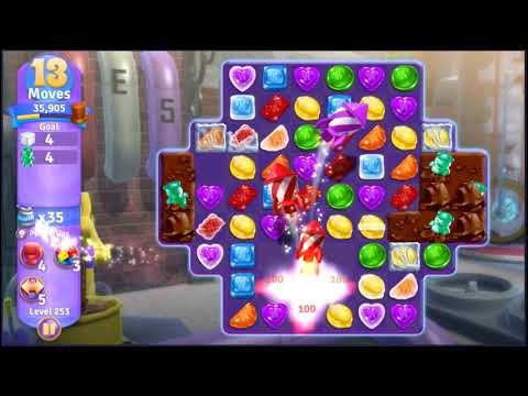 Wonka's World of Candy Level 253 - NO BOOSTERS + FULL STORY 🍫 | SKILLGAMING ✔️