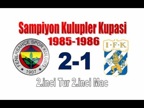 [1985.11.06] 1985-1986 F.Bahce - IFK Goteborg 2-1