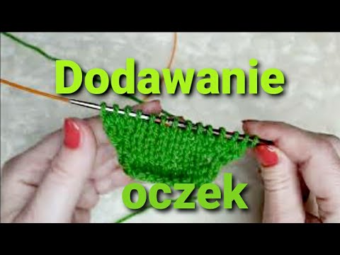 Dodawanie oczek na drutach, dwa sposoby  Druty od początku  #dodawanieoczek