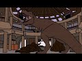 Jurassic Park Rexy vs Raptors (animated)