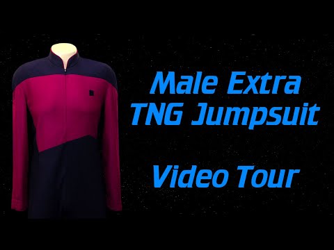 Screen-used Male Extra TNG Jumpsuit Examination - Star Trek Costume Guide