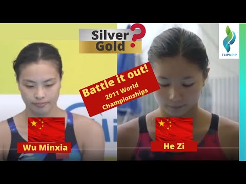 2011 Wu Minxia 吴敏霞 & He Zi 何姿 Women 3 Meter Diving China - World Championships