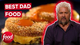 Guy Fieri Challenges Dads To Make The Best Dad Food | Guy's Grocery Games