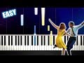 Mia & Sebastian's Theme (La La Land) - EASY Piano Tutorial by PlutaX