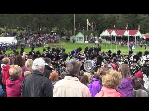 The Braemar Gathering 2012 - Highland Games - Massed Pipes & Drums