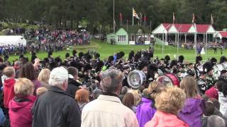 The Braemar Gathering 2012 - Highland Games - Massed Pipes & Drums
