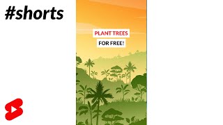 Plant trees for FREE #shorts