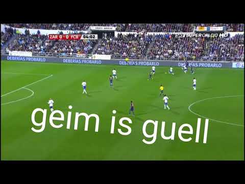 Golazo de Messi vs Real Zaragoza con subtitulos al peo xd