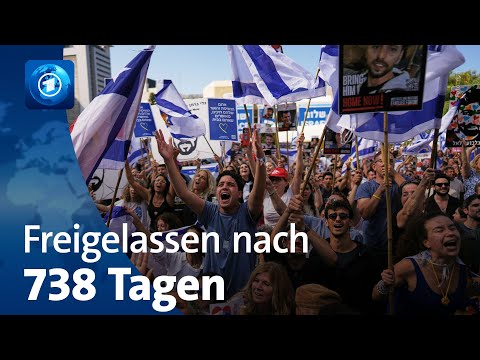 Hamas lässt alle lebenden israelischen Geiseln nach 738 Tagen frei