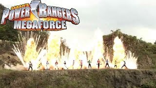 Power Rangers Samurai/Megaforce Team Up Fan Openin