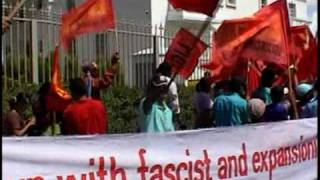 Down with Green Hunt - Peasants demonstration in Brazil