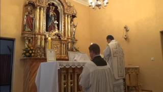 preview picture of video 'Narodzenie Najświętszej Maryi Panny, Msza w Ludwikowicach Communio, Postcommunio i Ite, missa est'