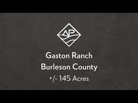 Gaston Ranch | +/- 145 acres | 6082 CR 308 Caldwell, Texas