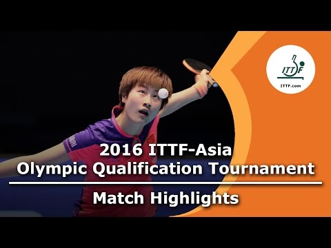 2016 Asia Olympic Qualification Highlights: Ding Ning vs Ri Myong Sun
