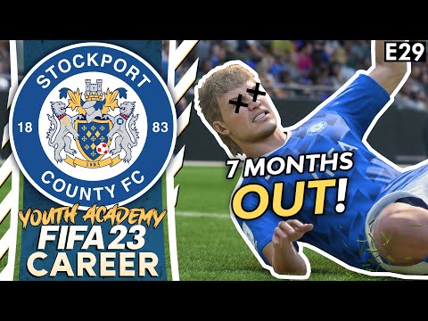HORROR INJURY! CAREER ENDER? | FIFA 23 YOUTH ACADEMY CAREER MODE | STOCKPORT (EP 29)