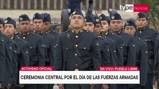 Presidente Castillo lideró ceremonia por el Día de las Fuerzas Armadas del Perú
