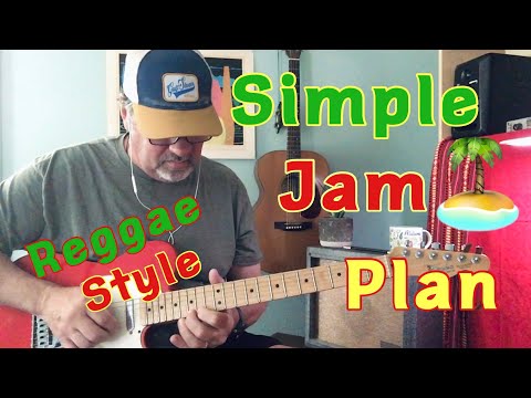 Easy Reggae Style Jam // D Major // With Practice Loop