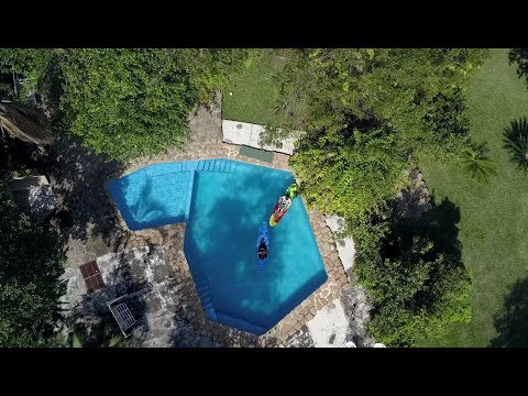 The day after dropping a 128ft waterfall in a kayak!