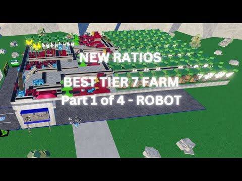 (NEW RATIOS) Best tier 7 farm - Robot | Roblox Factory Simulator