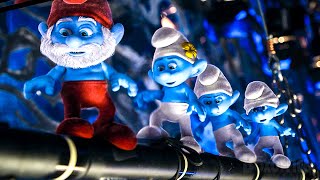 Os Smurfs VS Gato Gigante e Mago Maligno (e um pato?) | Os Smurfs 2 | Clipe 🔥 4K