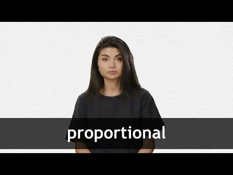 PROPORTIONAL definition and meaning | Collins English Dictionary