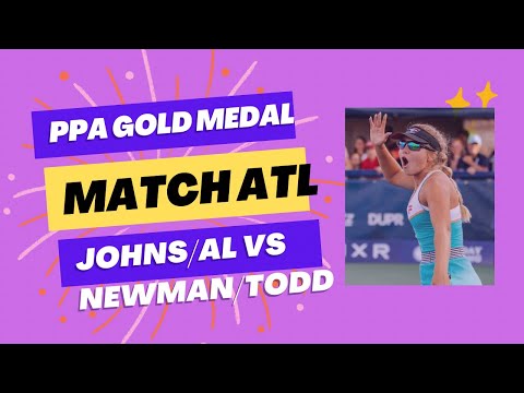 PB HIGHLIGHTS—PPA Atlanta Open 2023 - Ben Johns/AnnaLeigh Waters Vs Riley Newman and Parris Todd
