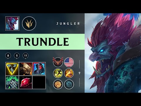 Trundle Jungle vs Diana - NA Grandmaster Patch 25.24