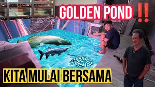 AKHIRNYA‼️POND IKAN PREDATOR GOLDEN DI MARKAS @JAMMVLOG MULAI DI KERJAKAN GUYS‼️