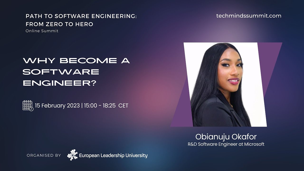 Why become a software engineer? - Obianuju Okafor Ph.D.