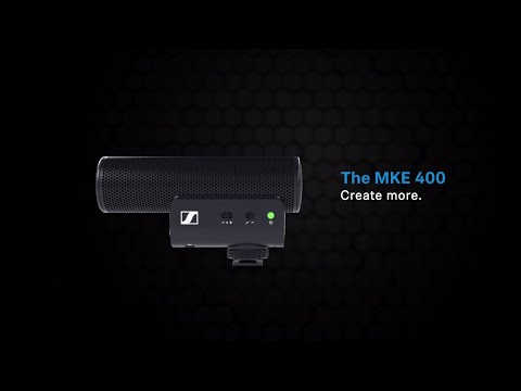 Sennheiser MKE400 Supercardioid Condenser On-camera Shotgun Sennheiser MKE400 Supercardioid Condenser On-camera Shotgun