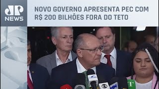 Alckmin entrega redação preliminar da PEC da Transição no Congresso