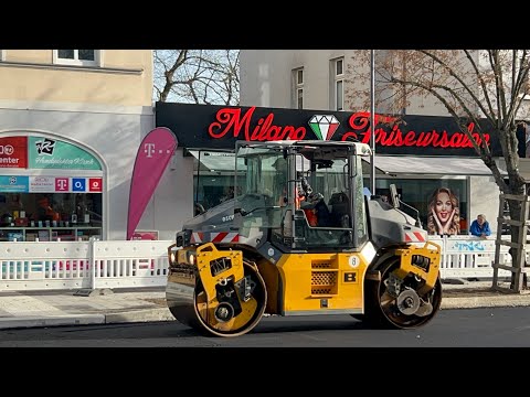 🚧 Aktuelles aus Erkner: Die Friedrichstraße glänzt in neuem Asphalt! 