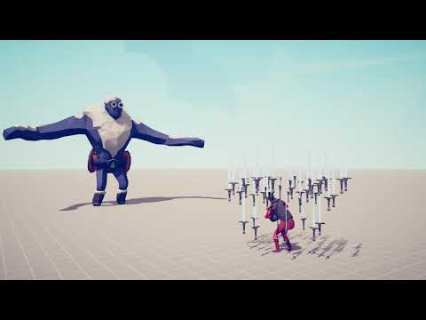 GOD SWORDCASTER vs EVERY UNIT - Totally Accurate Battle Simulator TABS