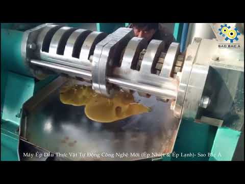 Máy Ép Dầu Ăn Thực Vật (Ép lạnh & Ép Nhiệt) mới nhất 2019