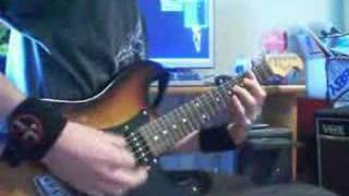 Strapping Young Lad - Rape Song on guitar.