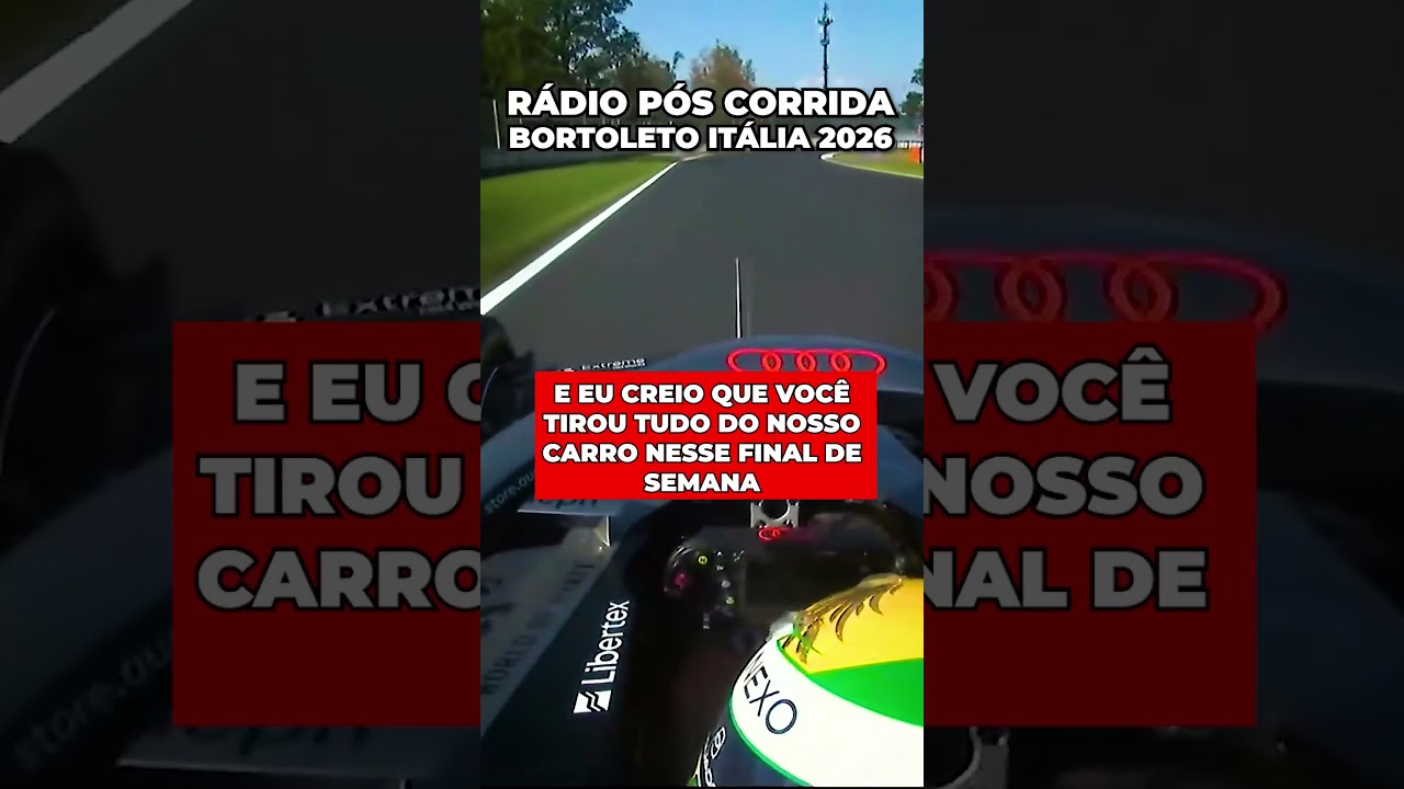 Bortoleto ELOGIADO no Rádio Pós Corrida