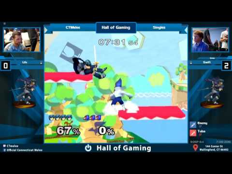 CTmelee #63 - Ryan Cummings (Falco) vs. Zoso (Marth) - Qualifiers SSBM Tournament