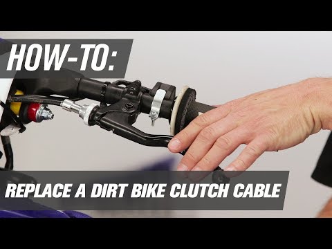 How to replace a dirt bike clutch cable