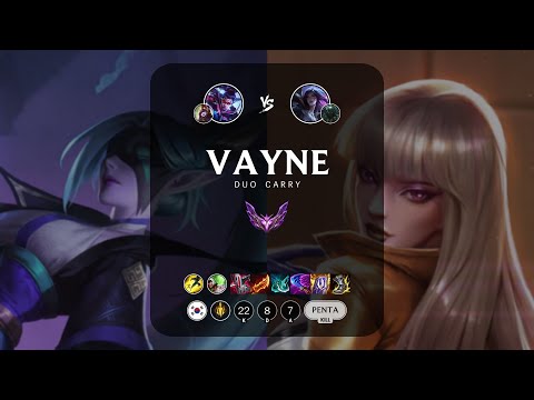 Vayne ADC vs Kai'Sa - KR Master Patch 12.22